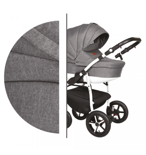 Baby Merc Zipy Q - wózek wielofunkcyjny, zestawac 2w1 z opcją 3w1 i 4w1 | 161C